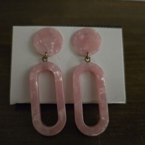 Pink Dangle Earrings